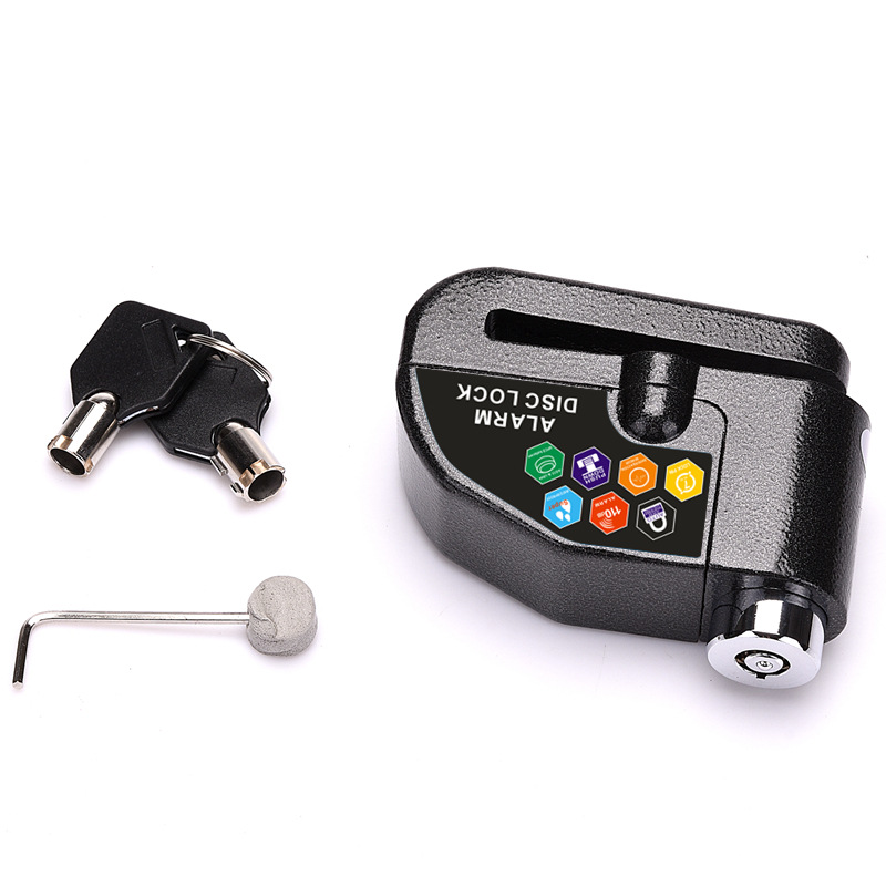 Bicycle lock, mountain bike alarm lock, anti-theft electric bike, motorcycle lock/disc brake alarm lock details Picture