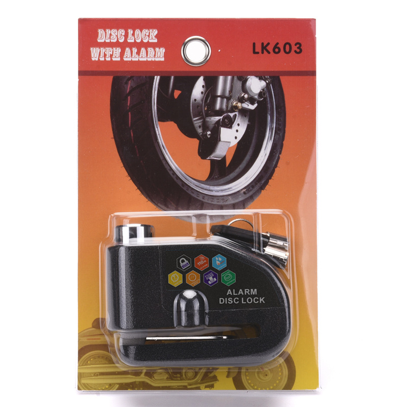 Bicycle lock, mountain bike alarm lock, anti-theft electric bike, motorcycle lock/disc brake alarm lock Item Picture