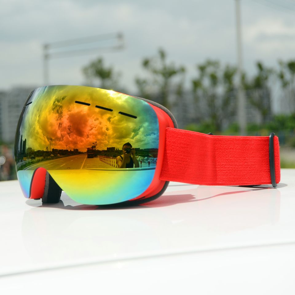 Adult ski goggles, large spherical glasses, KOCar myopia glasses /HX06 double-layer anti-fog