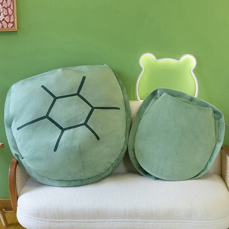 乌龟壳创意抱枕抱枕套 毛绒玩具详情图2
