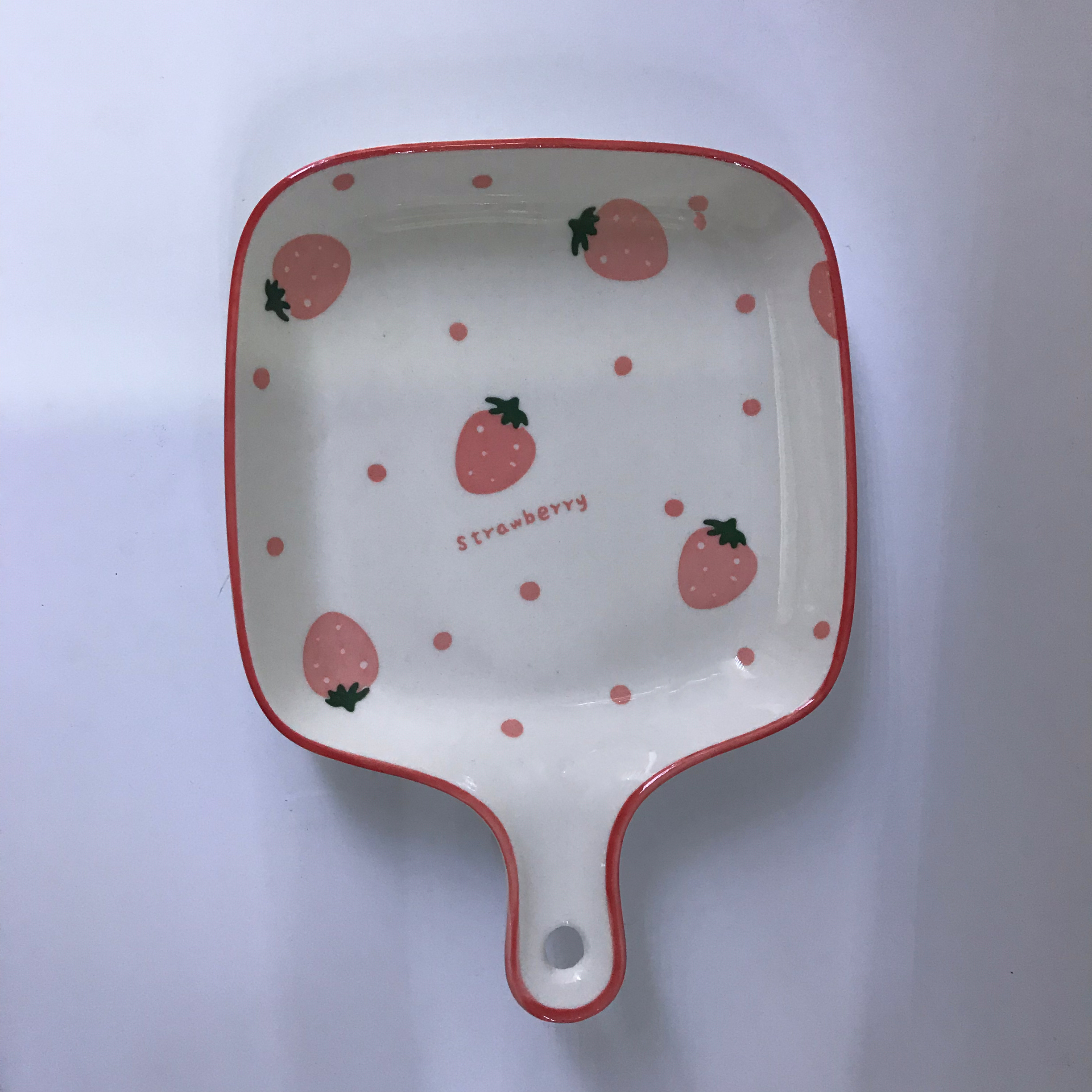 Square dumpling plate, ceramic plate Application Scenario