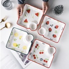 四方饺子盘陶瓷盘