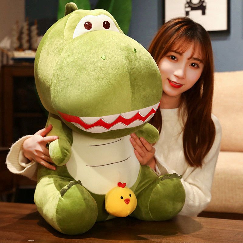 No. 10 Cartoon Dinosaur, cute dinosaur plush toy doll, super cute boy gift, children's doll, sleeping companion and soothing doll Application Scenario