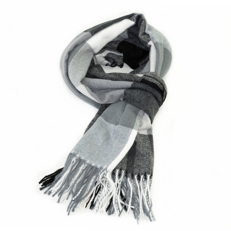 Japan And South Korea Fashion Autumn Winter 2022 New Classic Plaid Scarf Imitation Cashmere Scarf Shawl Warm And Thick Multi-Purpose Scarf undefined
