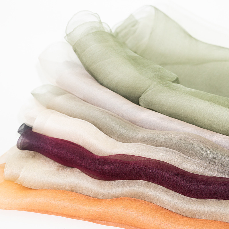 Spring And Summer New On The New Special Price Silk Sunblock All-Match Scarf Light, Soft And Breathable Thin Outer Scarf Fashion Gradient Scarf undefined