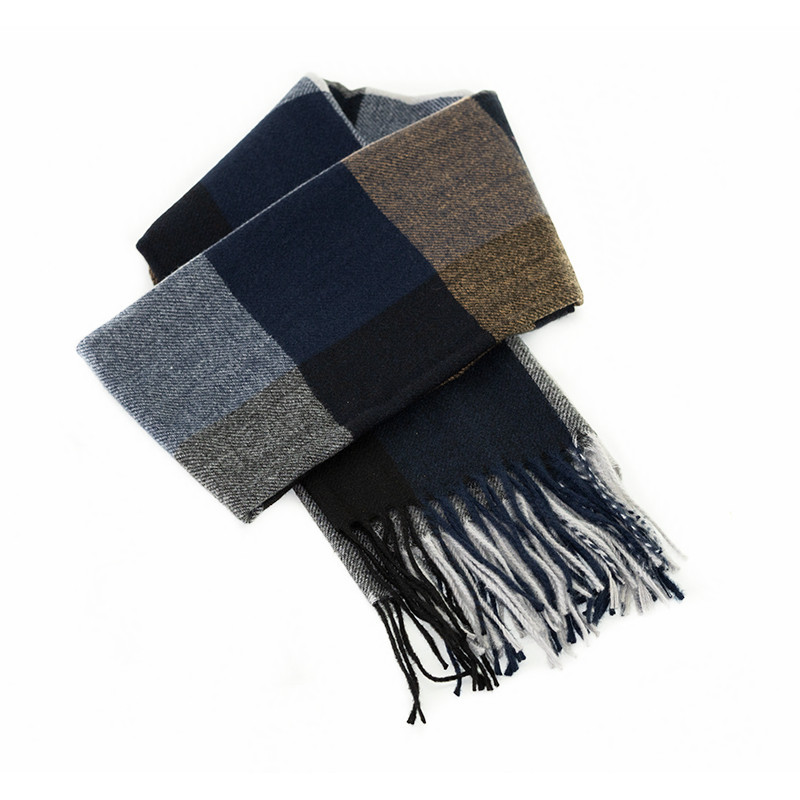 Japan And South Korea Fashion Autumn Winter 2022 New Classic Plaid Scarf Imitation Cashmere Scarf Shawl Warm And Thick Multi-Purpose Scarf undefined
