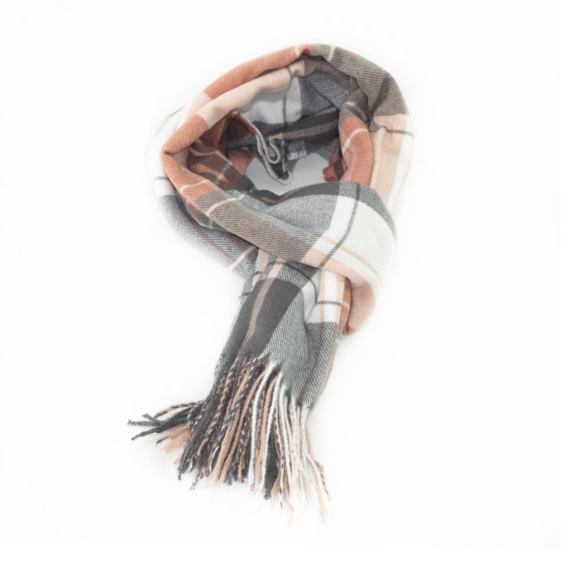 Japan And South Korea Fashion Autumn Winter 2022 New Classic Plaid Scarf Imitation Cashmere Scarf Shawl Warm And Thick Multi-Purpose Scarf undefined