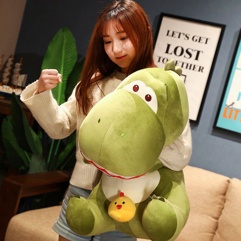 No. 10 Cartoon Dinosaur, cute dinosaur plush toy doll, super cute boy gift, children's doll, sleeping companion and soothing doll Item Picture