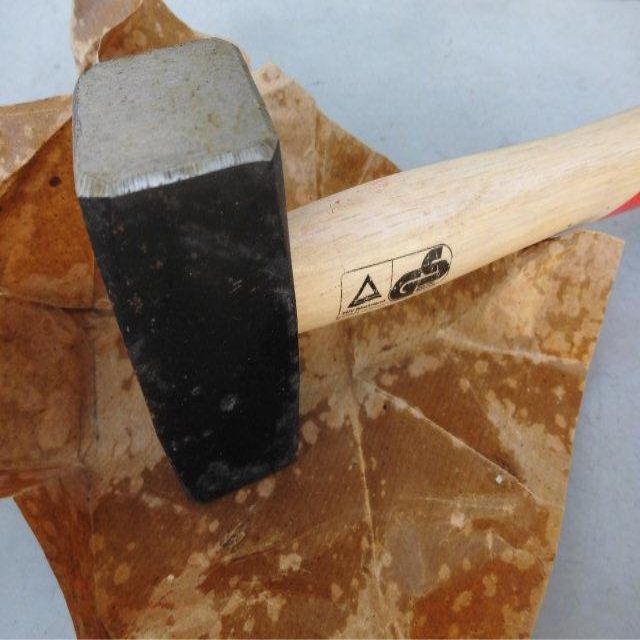 Wooden handle stone hammers 1kg, 1.5kg, 2kg, old export goods from the 1990s, large square head hammers, forging hammers, iron hammers details Picture