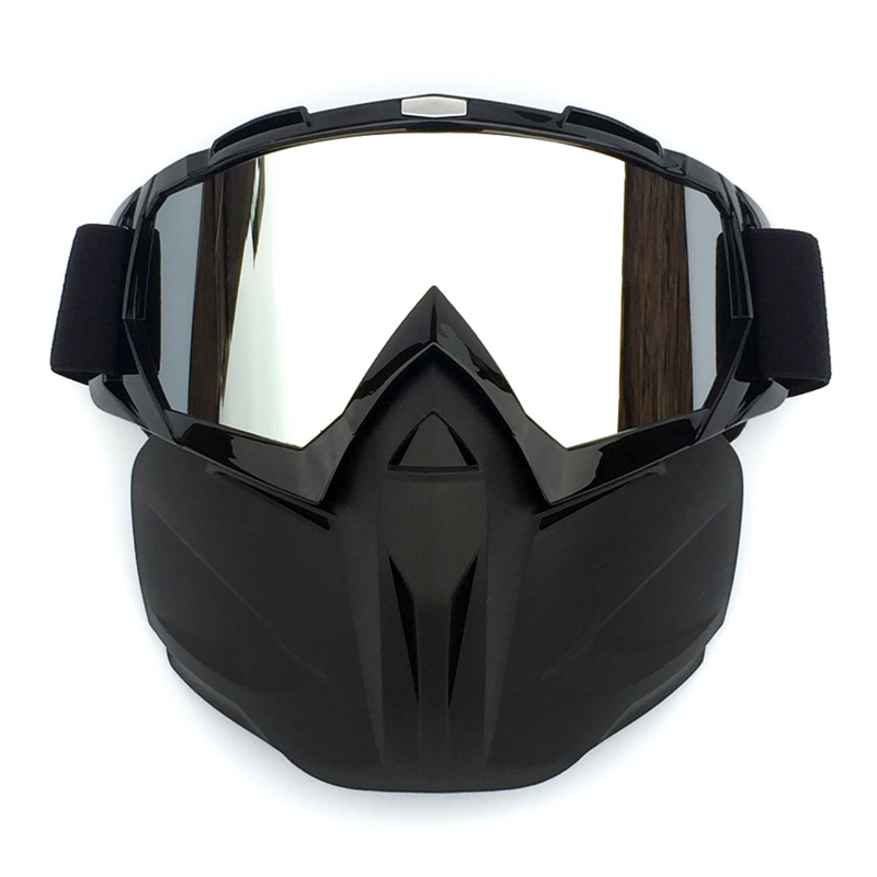 Retro mask goggles, off-road motorcycle racing goggles, outdoor cycling glasses, ski goggles detail image 5