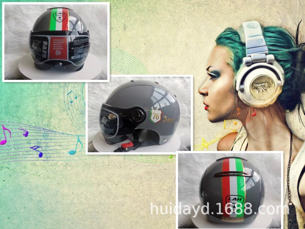 Electric bike riding motorcycle helmets, summer sun protection helmets, electric bike reflective protective helmets, Harley-Davidson helmets detail image 8