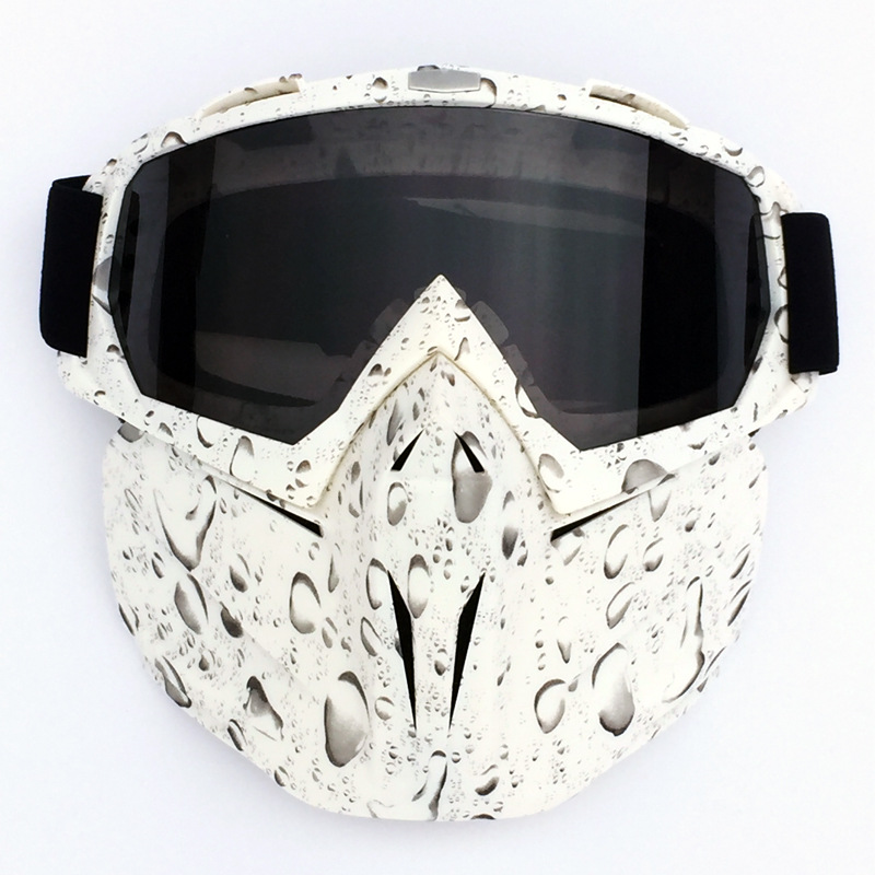 Retro mask goggles, off-road motorcycle racing goggles, outdoor cycling glasses, ski goggles detail image 10