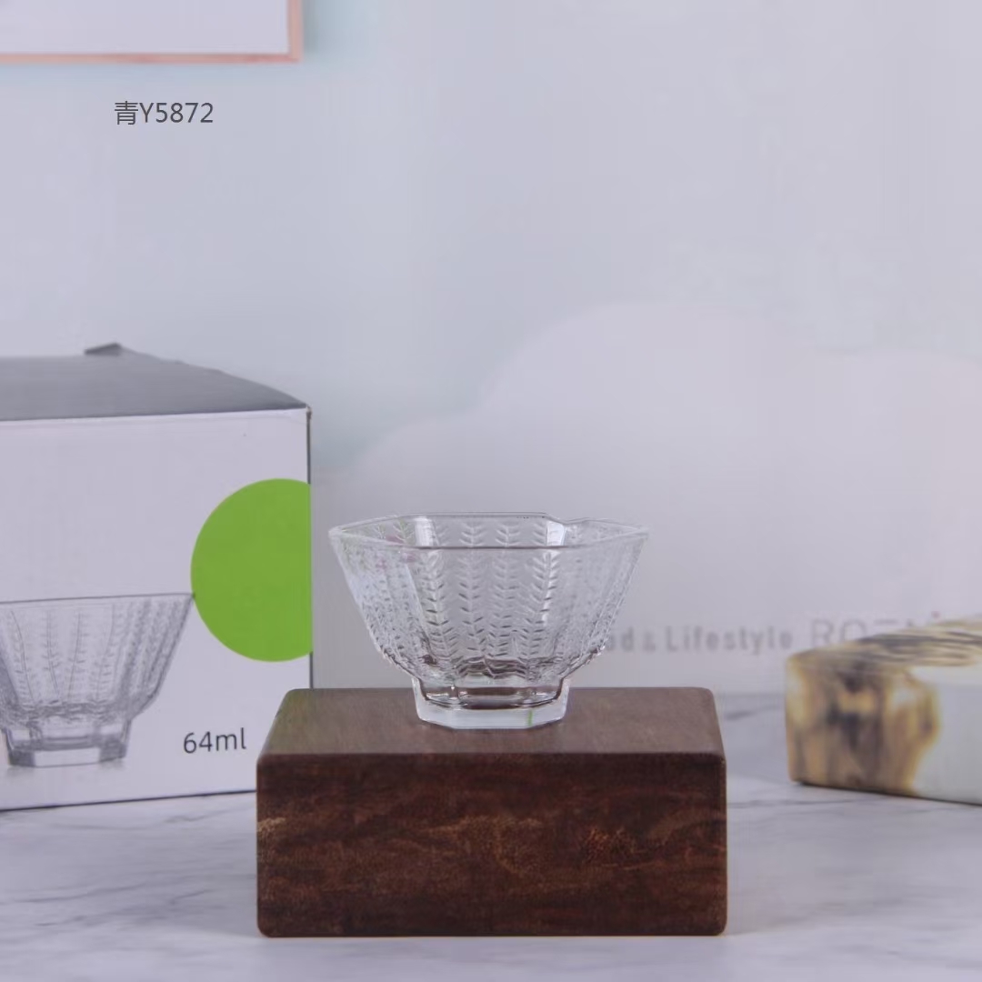 Y5872  6只彩盒包装，新款茶碗，容量64ML