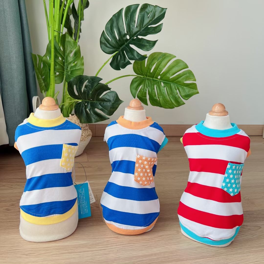 宠物背心宠物用品花背心
​出口日本纯棉背心质量有保障详情图2