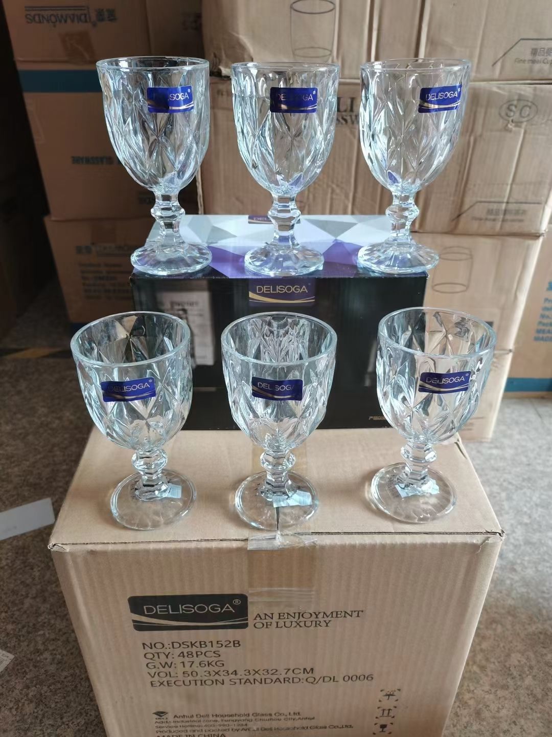 DSKB152B   菱形高脚杯