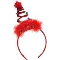 圣诞装饰头箍弹黄头扣绒鹿角头扣节日演出派对装扮道具儿童礼物图