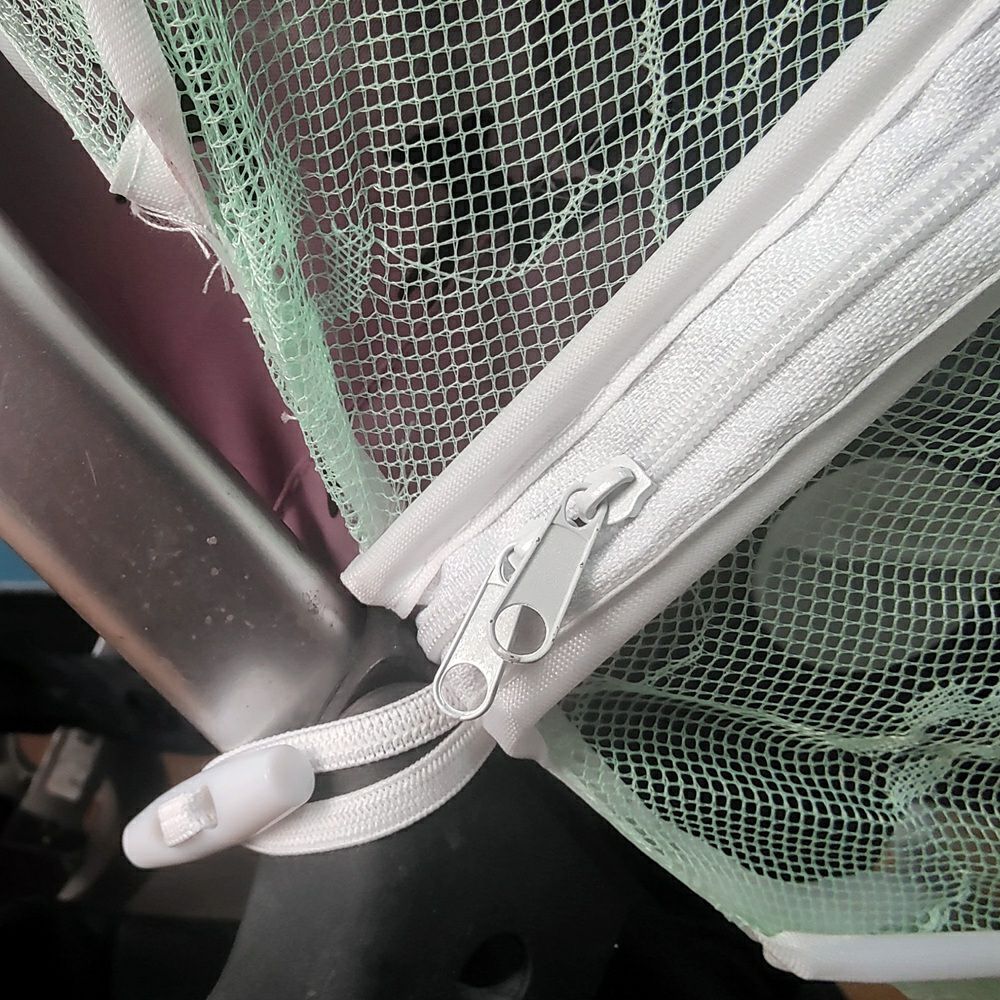 婴儿车蚊帐提花支撑拉链全罩式手推车蚊帐罩童车提花蚊帐零售批发详情5