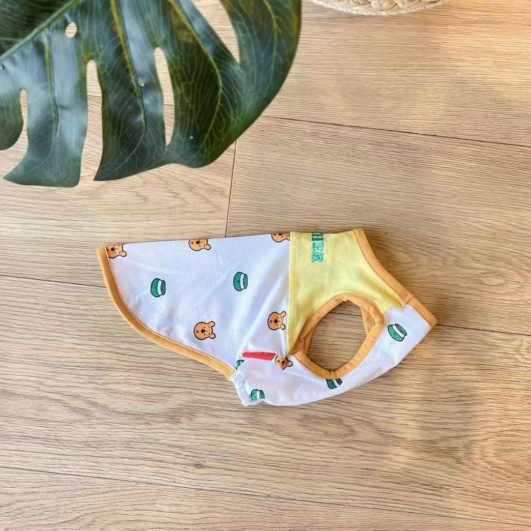 【新品】
​宠物小背心，弹性好，面料舒适，造型可爱详情图5