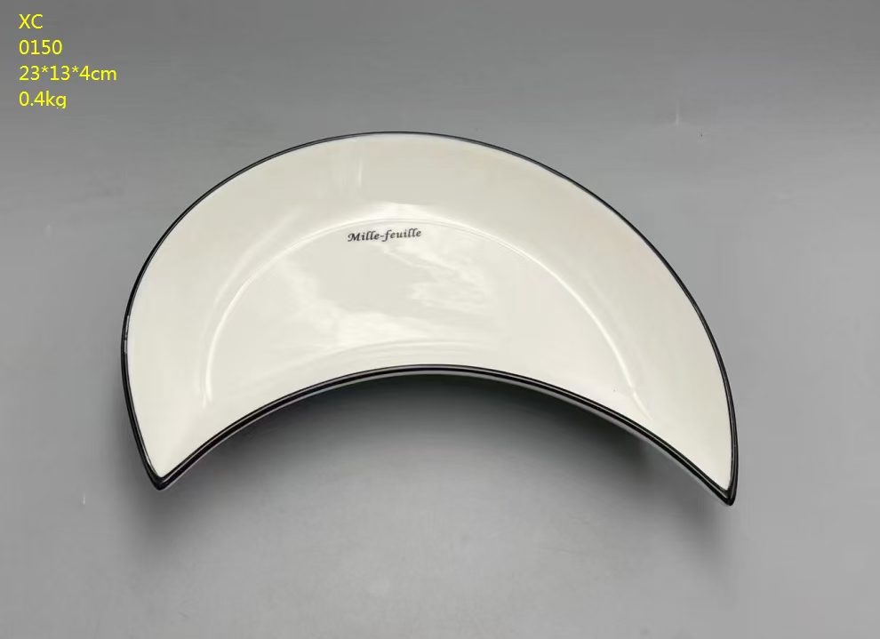 方圆陶瓷黑线边系列餐具网红西餐盘陶瓷现货高温镁质瓷FYKBH685885详情图15