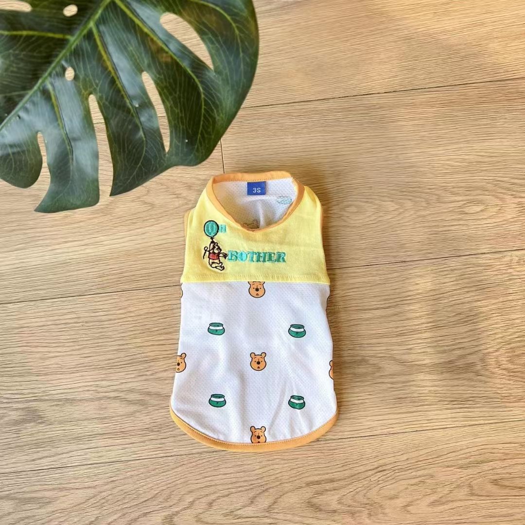 宠物用品衣服/宠物小背心/宠物新款背心白底实物图