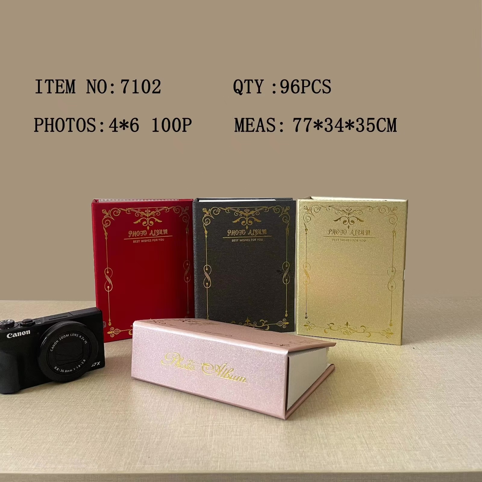 7102相册4x6放100张照片