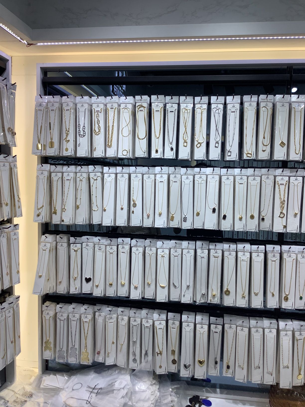 钛钢项链/钛钢手链/戒指细节图