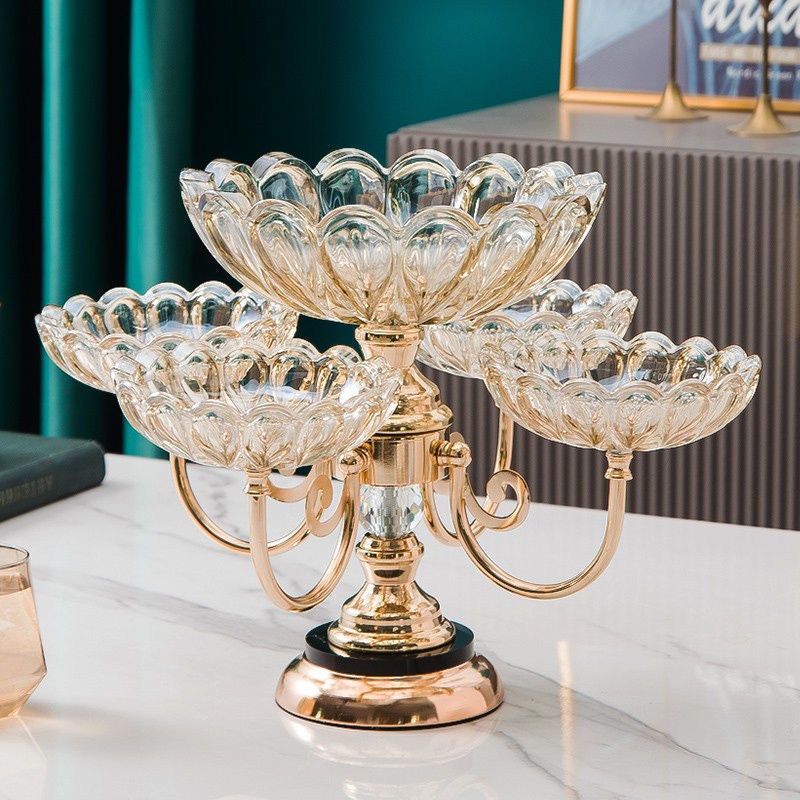 欧式糖果盘现代新款家用客厅茶几创意网红水果盘零食盘干果盘 详情图7