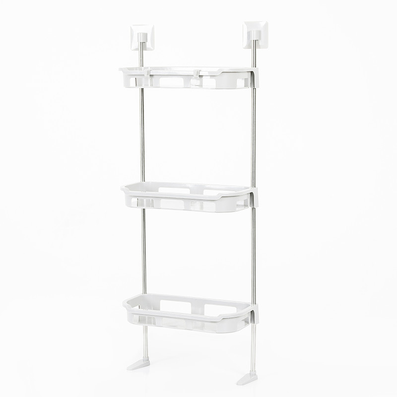 马桶架马桶上方储物架免打孔浴室置物架卫生间三层马桶塑料收纳架详情图12