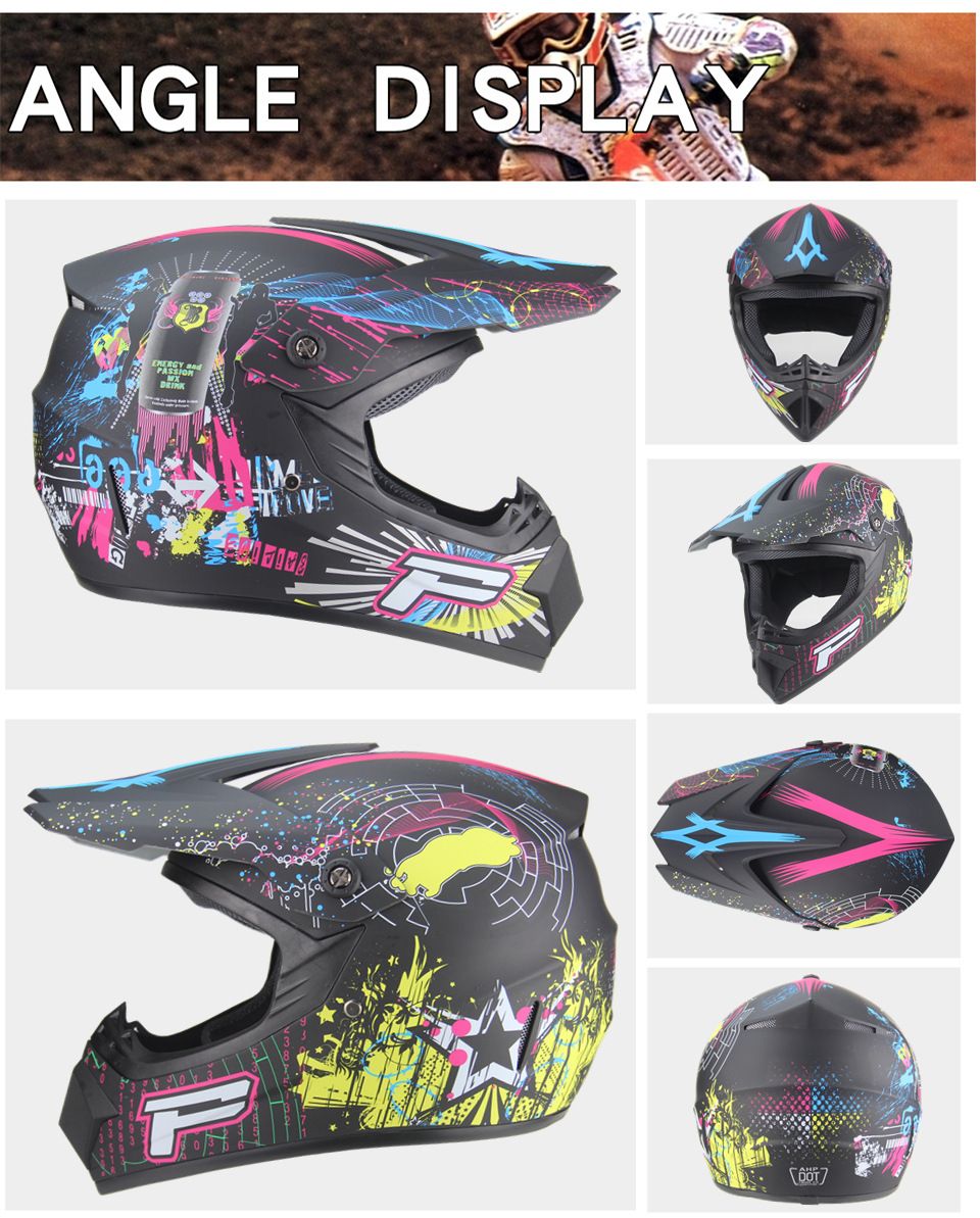 Cross-border four-season off-road helmets, electric bike helmets, mountain bike full helmets, downhill tokarts, go-kart helmets, and ATVs helmets
