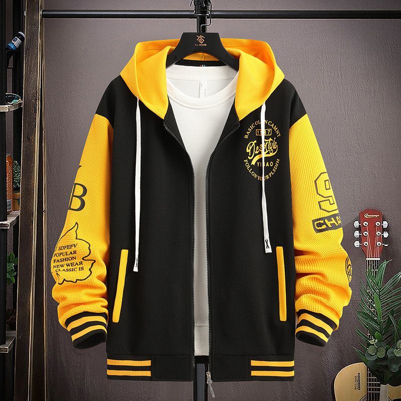青少年棒球服休闲运动套装春秋潮流搭配一套初中学生卫衣套装男服