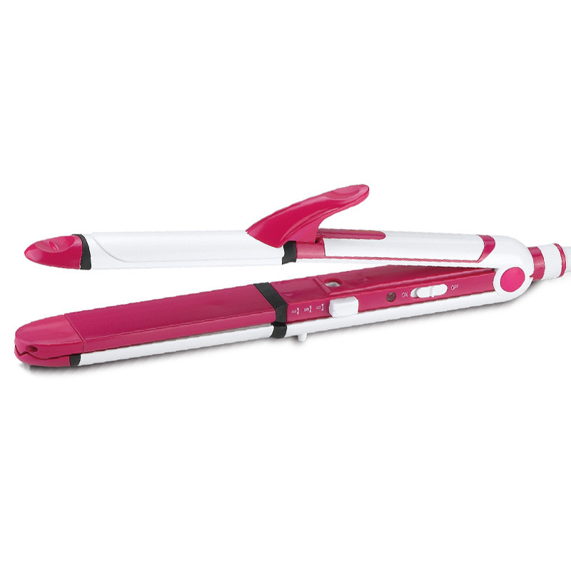 Portable hair straightener and curling iron for foreign trade, Amazon cross-border new product hair straightener, mini curling iron detail image 3