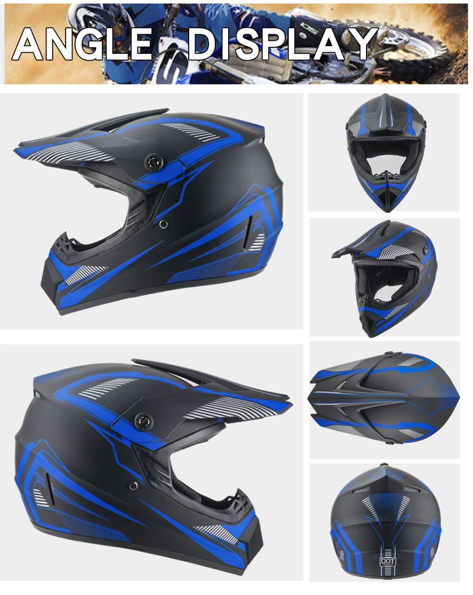 Cross-border four-season off-road helmets, electric bike helmets, mountain bike full helmets, downhill tokarts, go-kart helmets, and ATVs helmets Application Scenario