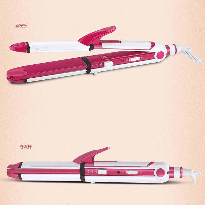 Portable hair straightener and curling iron for foreign trade, Amazon cross-border new product hair straightener, mini curling iron detail image 9