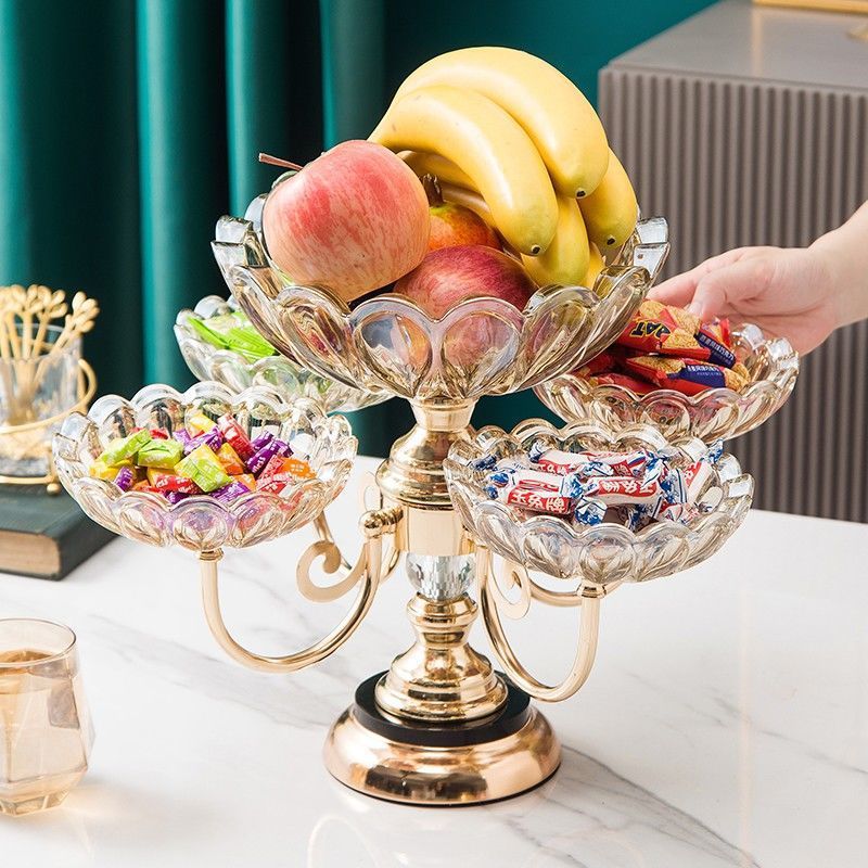 欧式糖果盘现代新款家用客厅茶几创意网红水果盘零食盘干果盘 详情图9