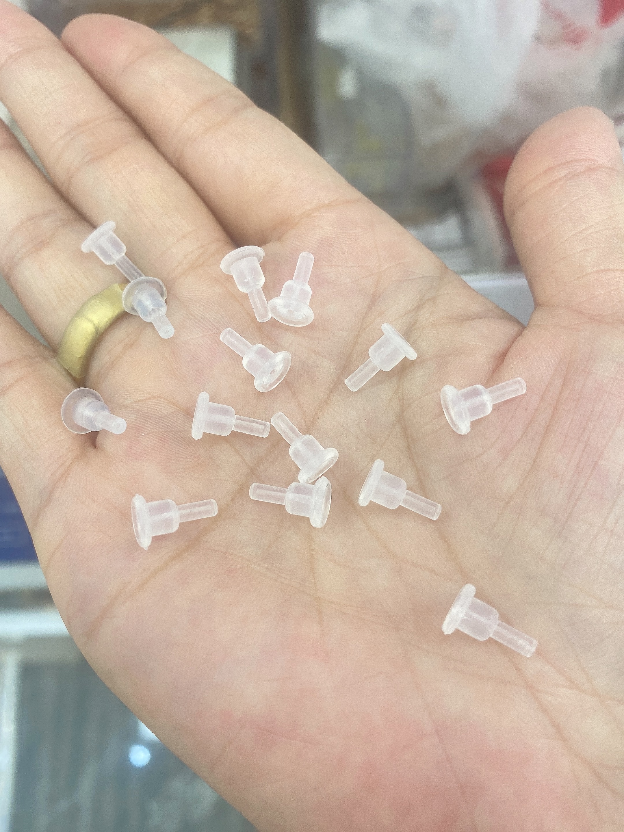 Zhongxing Accessories DIY Silicone earplugs, resin accessories, jewelry accessories, rice beads, alloy accessories Specification image
