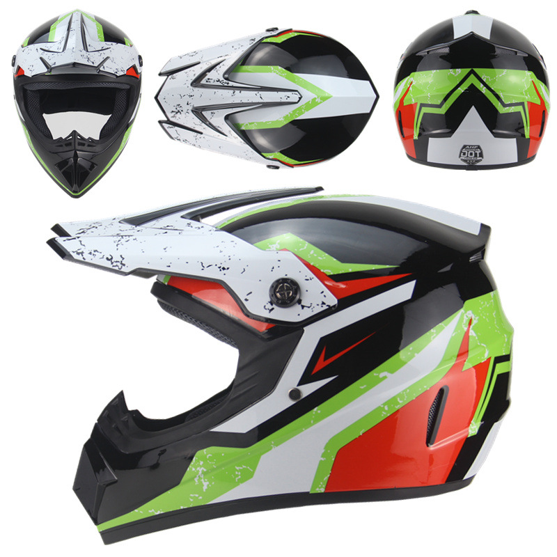 Cross-border four-season off-road helmets, electric bike helmets, mountain bike full helmets, downhill tokarts, go-kart helmets, and ATVs helmets detail image 7