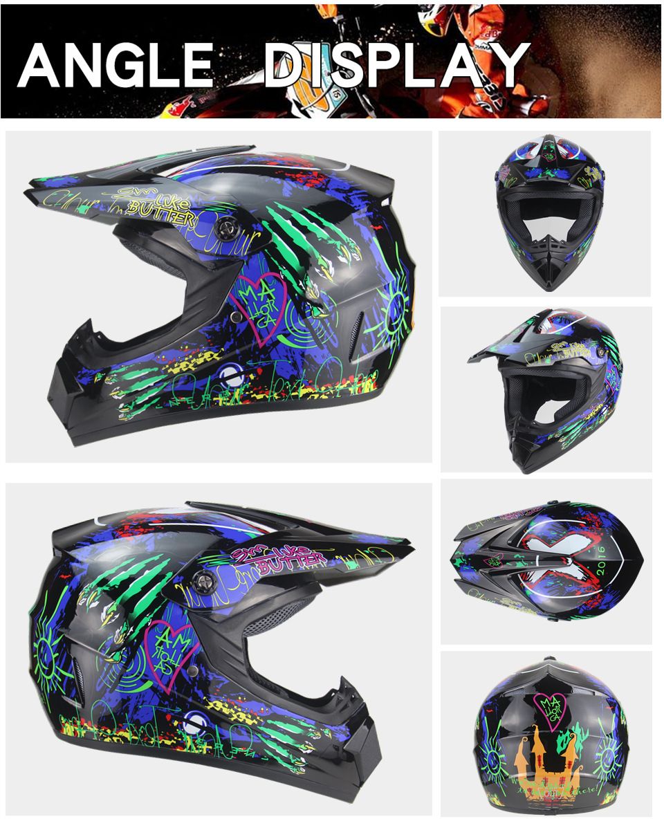 Cross-border four-season off-road helmets, electric bike helmets, mountain bike full helmets, downhill tokarts, go-kart helmets, and ATVs helmets detail image 15