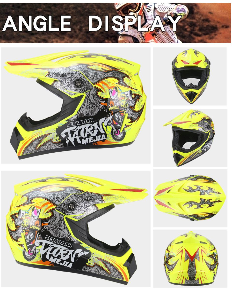Cross-border four-season off-road helmets, electric bike helmets, mountain bike full helmets, downhill tokarts, go-kart helmets, and ATVs helmets detail image 4