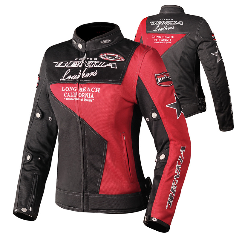 BENKIA  HDF-JS-W92  摩托赛车服春夏季网眼透气骑行防摔服女款 摩托车衣服 衣服骑行衣服