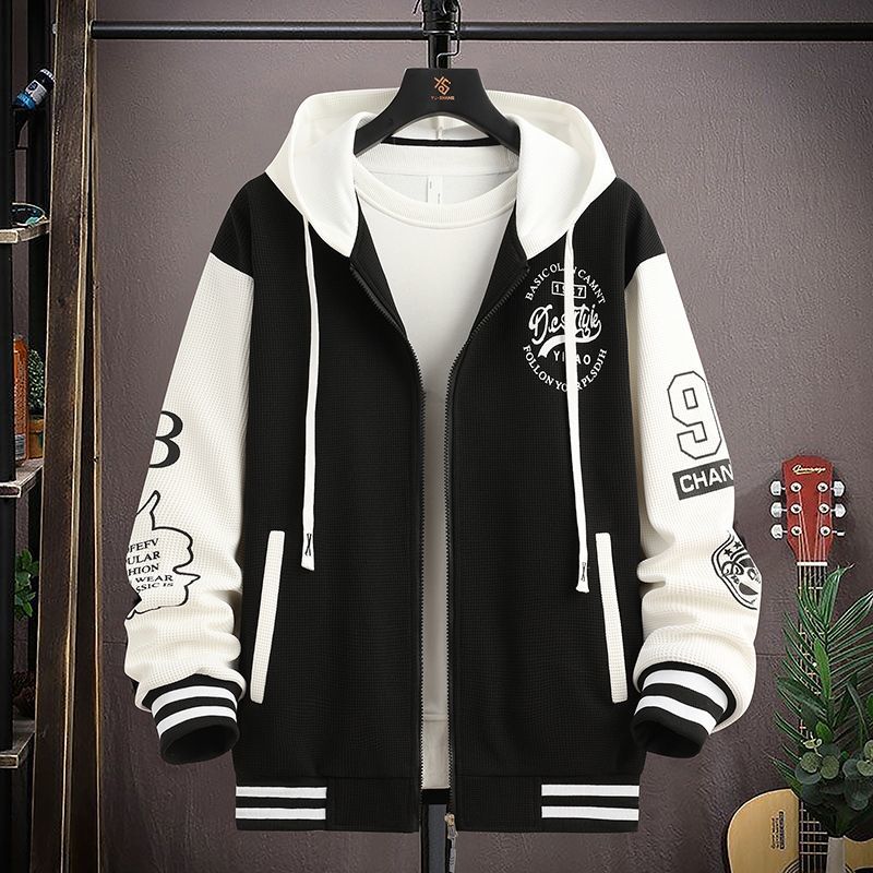 青少年棒球服休闲运动套装春秋潮流搭配一套初中学生卫衣套装男服详情图4