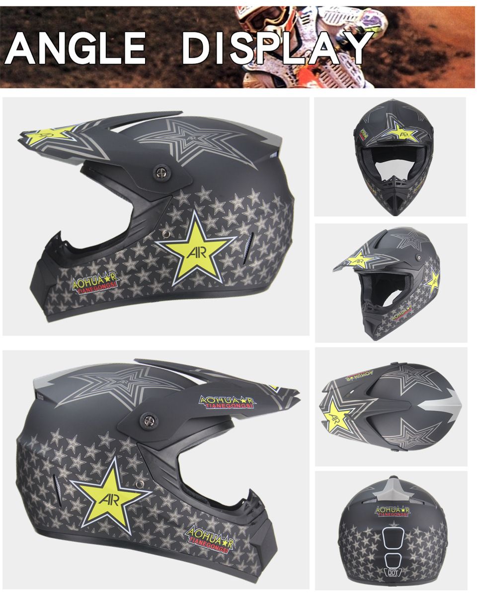 Cross-border four-season off-road helmets, electric bike helmets, mountain bike full helmets, downhill tokarts, go-kart helmets, and ATVs helmets detail image 3