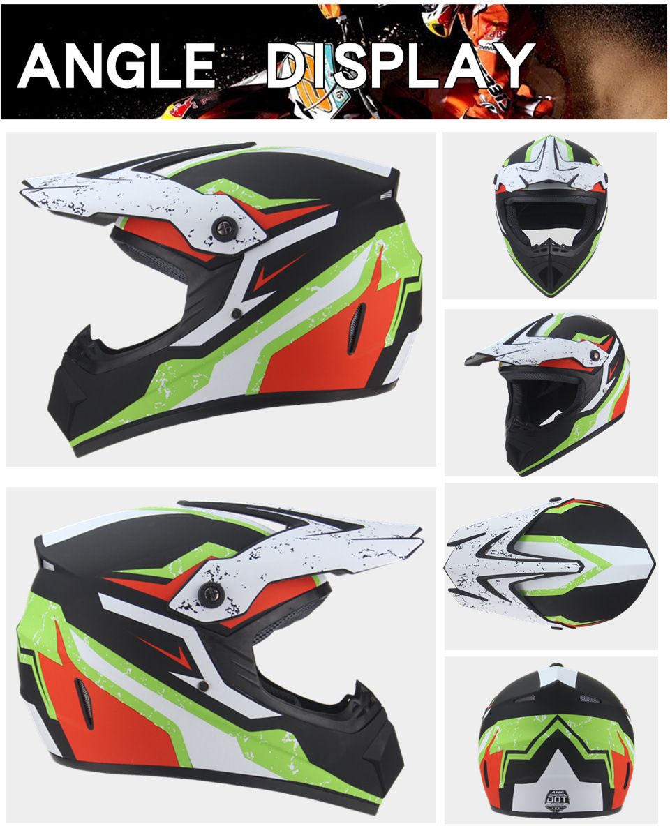 Cross-border four-season off-road helmets, electric bike helmets, mountain bike full helmets, downhill tokarts, go-kart helmets, and ATVs helmets detail image 10