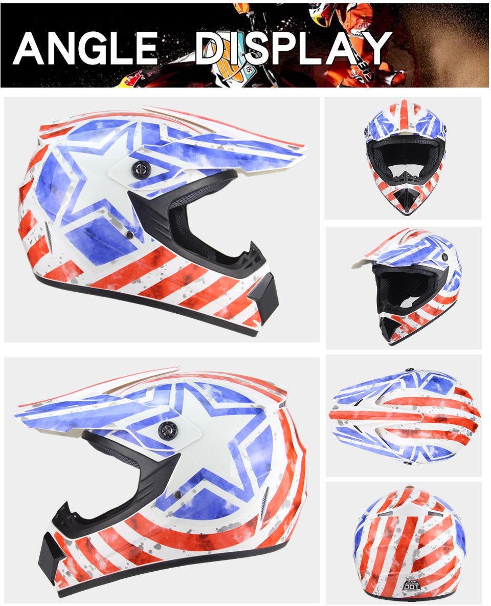 Cross-border four-season off-road helmets, electric bike helmets, mountain bike full helmets, downhill tokarts, go-kart helmets, and ATVs helmets detail image 12