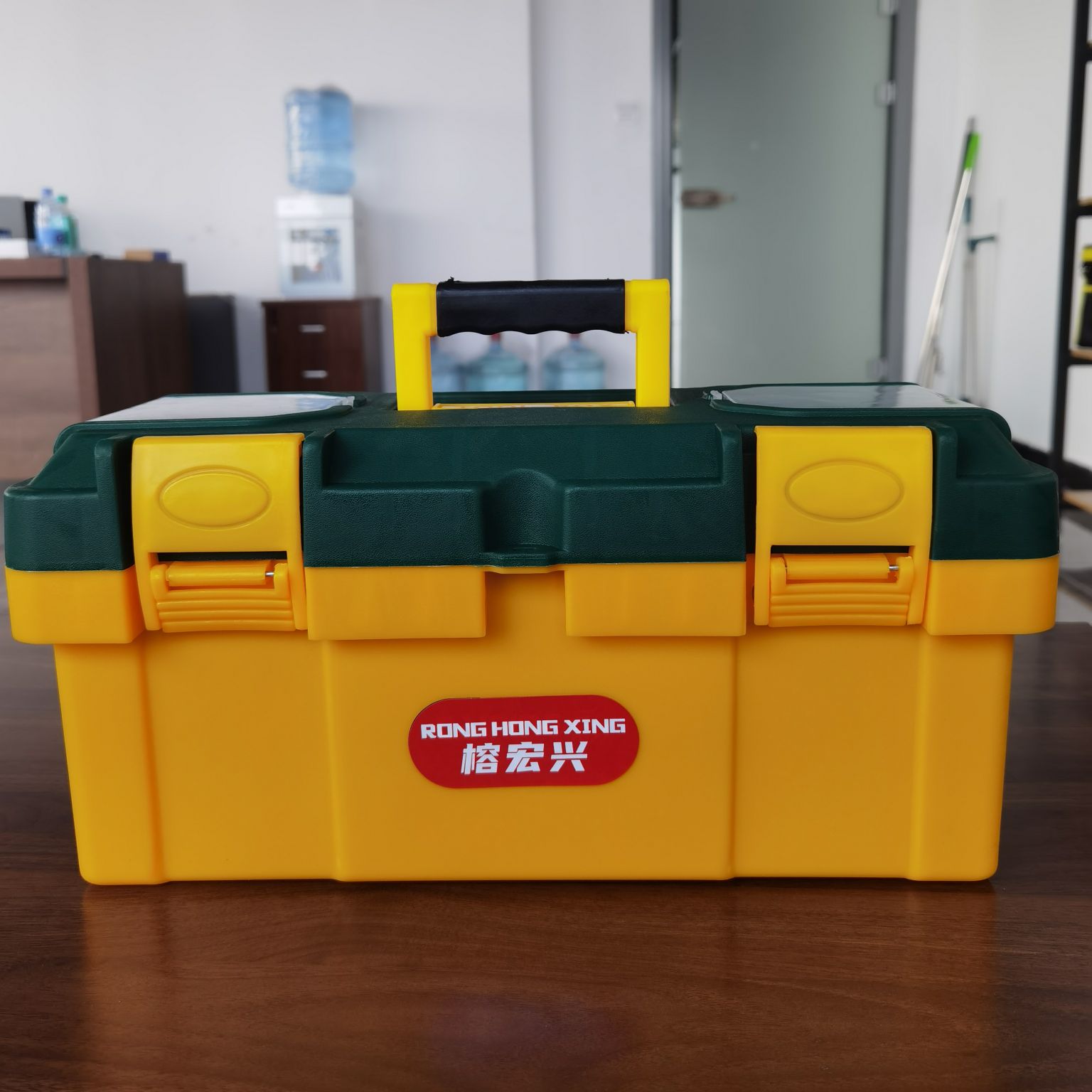 PP plastic toolbox, hardware tools, industrial-grade vehicle-mounted electrician's suitcase, multi-functional storage box