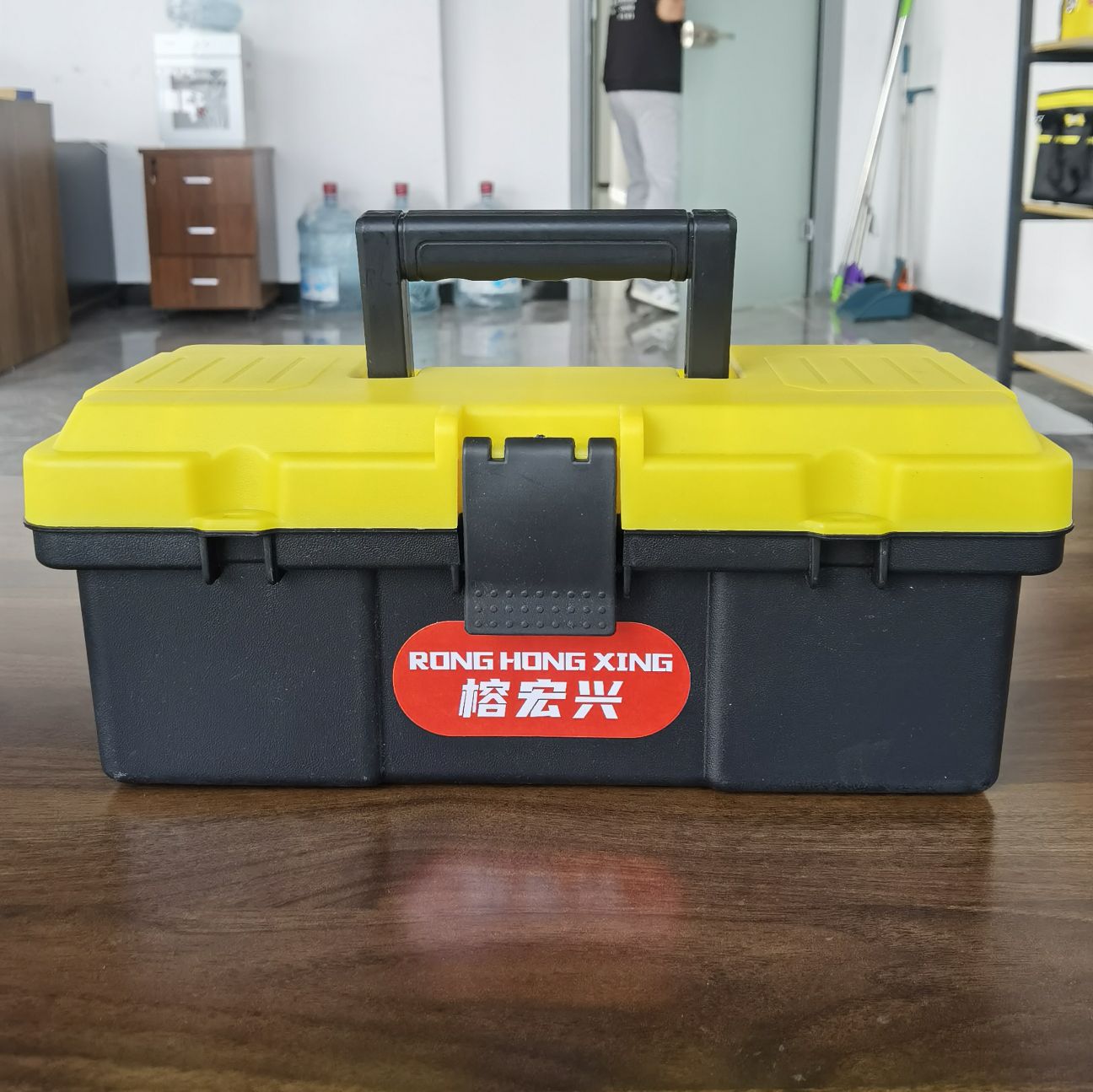 PP plastic toolbox, hardware tools, industrial-grade vehicle-mounted electrician's suitcase, multi-functional storage box Item Picture
