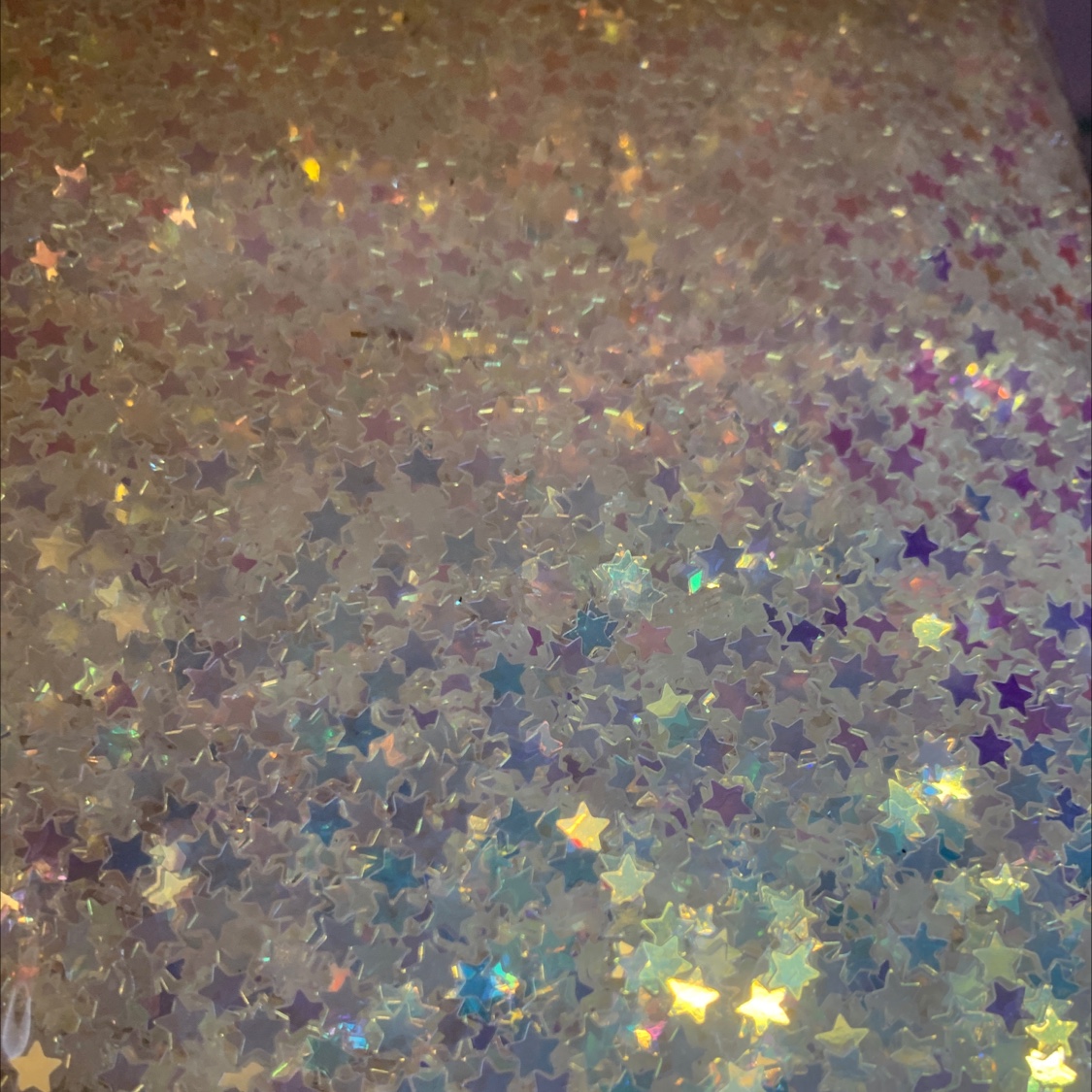 一斤包装4mm五角星亮片 透明金光白色 手工DIY配件 美甲贴配件 史莱姆填充物配件超超111