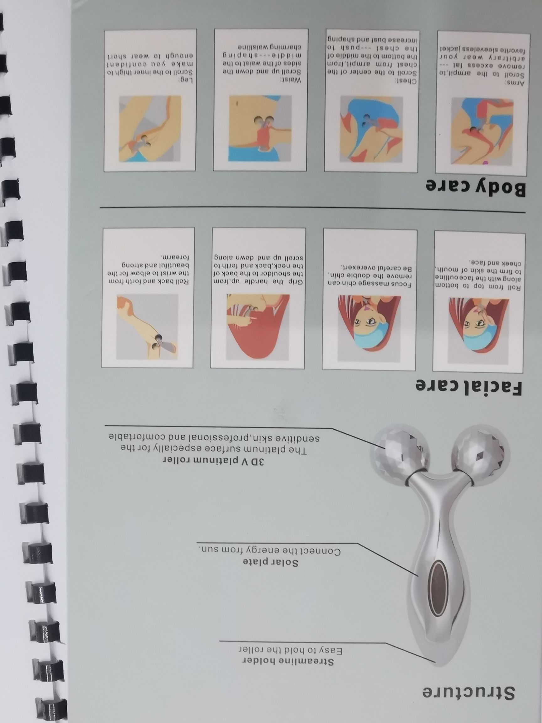 جهاز الوجه ذو الوجه الهزيل "V"، عجلة الوجه ذات العصي التجميلية ذات الذقن المزدوج detail image 8