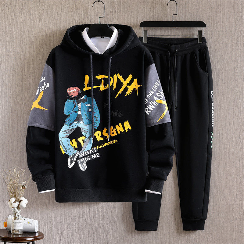春秋卫衣/精品套装/卫衣套装白底实物图