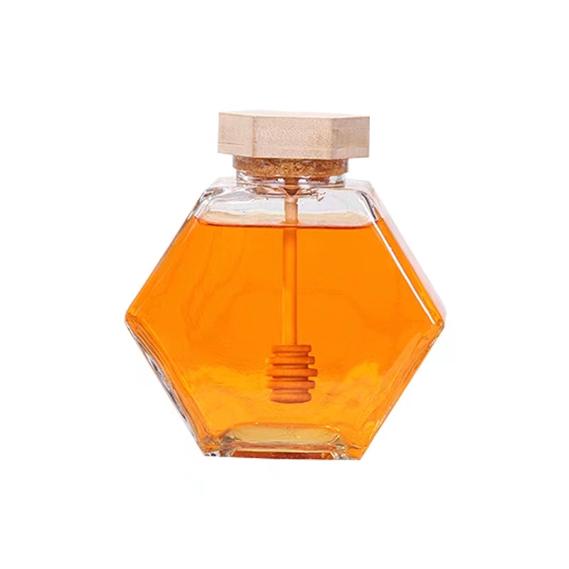 علبة علبة سداسية العلب مغلفة بغطاء طعام، علبة مربى صغيرة من عسل detail image 8