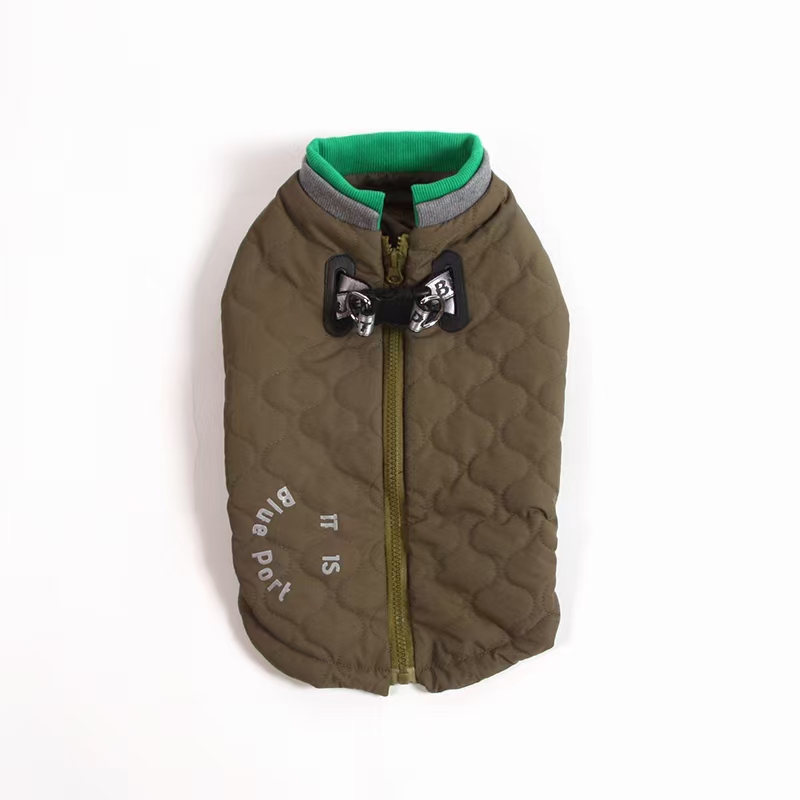 BP2022秋冬-绗缝夹棉马甲
尺码：S/M/L/XL/XXL
成分：棉48%，涤纶52%
颜色：孔雀蓝、军绿色、橘色
详情图3